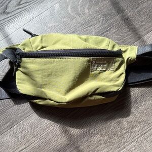 Lululemon Olive Green Belt Bag with Black Strap